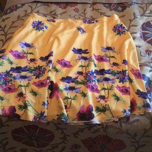 Spring floral skirt
